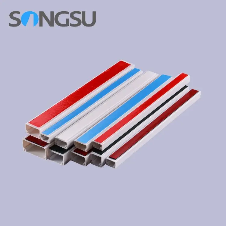 Wholesale-price-colored-self-adhesive-cable-channel-pvc-trunking-duct-with-sticker-3